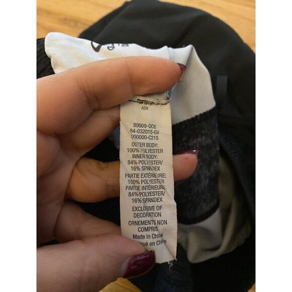 Champion Duo Dry women's carbon black and gray active drawstring waist shorts S - Picture 6 of 9